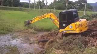 Limpando braquiária com mini escavadeira  soluções terraplenagem [upl. by Gregoire]