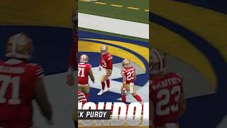 Brock Purdy with the QB sneak 49ers Shorts [upl. by Broadbent497]