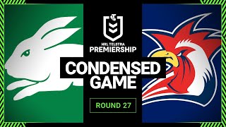 NRL 2023  South Sydney Rabbitohs v Sydney Roosters  Condensed Match Round 27 [upl. by Uos]