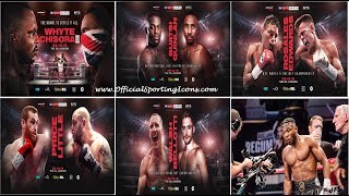 DILLIAN WHYTE vs DERECK CHISORA 2 REMATCH  FULL FIGHT CARD DETAILS [upl. by Selohcin]