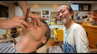 💈 A Relaxing Shave In Hair Craft Goros Unique CafeInspired Cozy Barbershop Oasis  Tokyo Japan [upl. by Heins628]