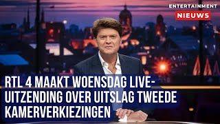 Live onthulling Tweede Kamerverkiezingen RTL 4 in actie [upl. by Esyla]