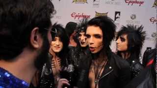 BLACK VEIL BRIDES Interview at Revolver Golden Gods 2012 on Metal Injection [upl. by Arikehs]