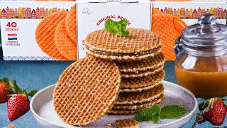 Costco Original Stroopwafels Review Authentic Dutch Flavor [upl. by Nawiat429]