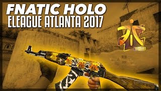 Fnatic ELEAGUE Major Atlanta 2017 Holo Sticker  InGame Showcase [upl. by Stultz248]