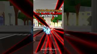 Who has the Best Black Flash in Jujutsu Shenanigans UPDATED V3 roblox jujutsukaisen gojo jjk [upl. by Barna417]