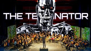 THE TERMINATOR Theme  EPIC version The Finnish Guitar Orchestra live in concert [upl. by Borchers65]