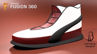 Shoe Design Speedrun 1  Using Autodesk Fusion 360 [upl. by Peers]