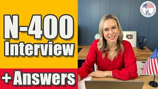 US Citizenship Interview  N400 Naturalization Interview Simulated Interview Questions amp Answers [upl. by Hcone]