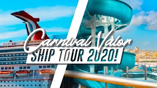 Carnival Valor Ship Virtual Tour 2020  Activities Dining amp More [upl. by Elehcir]