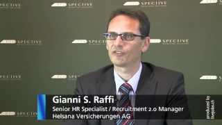 Aktives Sourcing bei Helsana  Interview mit Gianni Raffi [upl. by Belding]