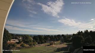 September 23 2024 dawn to afternoon sky time lapse Marquette Michigan [upl. by Guod980]