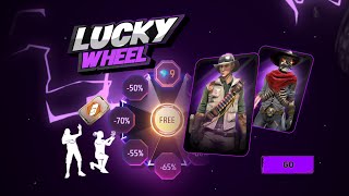 Lucky Wheel Event 😮  New Year Event 2024  Purple Shade Bundle Return  Break Dancer Bundle Return [upl. by Ardnuasak538]