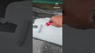 HOW TO COAT A LEAD BOX GUTTER WITH LAVA 20 [upl. by Dehlia]