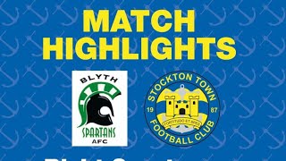 HIGHLIGHTS  Blyth Spartans 02 Stockton Town [upl. by Anieral]