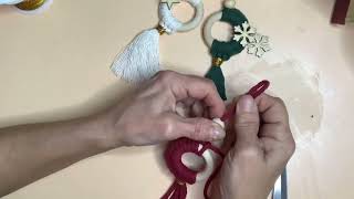 TUTORIAL completo addobbi natalizi diy natale xmas navidad weinachten christmastree navidad [upl. by Asilet710]