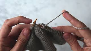 Short Rows Wrap  Turn Tutorial  Purl Soho [upl. by Aihsrop]