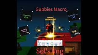 The best Sols Rng Macro for Era 85 Gubbies Macro [upl. by Thgiwd579]