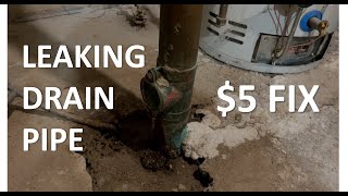 Fix Leaking Drain Pipe for 500 [upl. by Yeliak397]