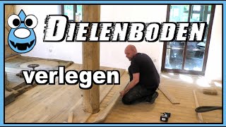 EchtholzDielenboden verlegen🔨schöne Landhaus Eiche Dielen [upl. by Ahsap439]