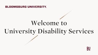 Welcome to University Disability Services UDS [upl. by Aihsilef]