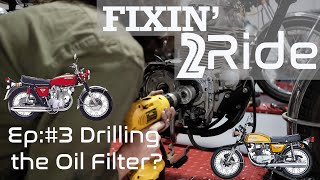 Fixin 2 Ride Episode 3 Rebuilding the Clutch on the CB450 and CB200t [upl. by Dnalsor752]