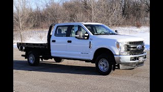 2019 Ford F250 XL  8ft Flatbed  67L V8 Power Stroke SK D44414 [upl. by Glassco]