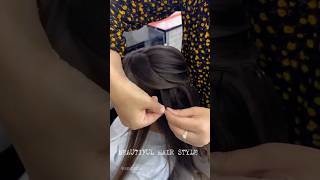 Trending hair style ⚡ hairstyle partyhairstyle hairlook haircare shots ytshorts [upl. by Nahc]