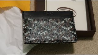 Goyard Saint Sulpice Card Holder PickupUnboxing [upl. by Bogoch]