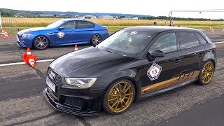 Audi RS3 Sportback 8V w BULLX Exhaust CRAZY REVS amp ACCELERATIONS [upl. by Ligriv627]