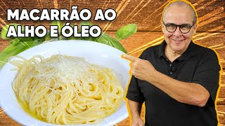 O SEGREDO DO MACARRÃO ALHO E ÓLEO PERFEITO PRONTO EM POUCOS MINUTOS  CHEF TAICO [upl. by Ylloj330]