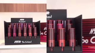 1 Minute  18 Lipswatches  NYKAA SO CREME ALL 18 SWATCHES [upl. by Neyu]