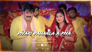 piyari pahan la a ho piya Pawan Singh hit chhath puja slow reverb songs [upl. by Clim]