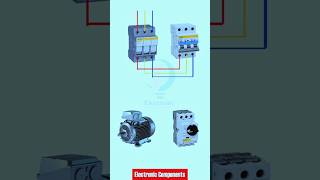 Cylindrical fuse MCB MPCB Control and Protect the 3 phase Induction Motorelectrician electrician [upl. by Sanoy]