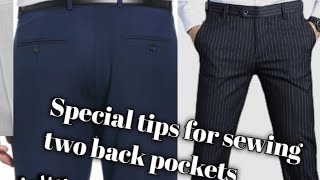 Van Gvone Show how to sew pockets from SEWING SEW [upl. by Adnahcal]