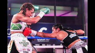 Mayerlin Rivas vs Nazarena Romero  Boxeo de Primera  TyCSports [upl. by Judus]