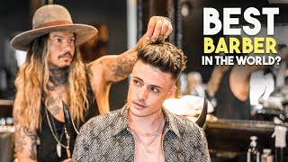 BEST BARBER IN THE WORLD 2018  Amazing Hairstyle and Experience  BluMaan 2018 [upl. by Phenica]