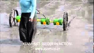 Direct Paddy Seeder  Field Operation by KSNM Marketing [upl. by Aicined]