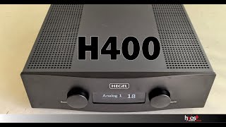 Hegel H400 High power streaming amplifier with Roon app and Connect  The successor of H390 [upl. by Hillie]