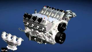 GM ZR1 Corvette V8 Engine Assembly LS9 and Car [upl. by Schram44]