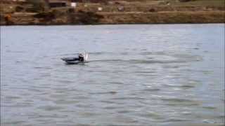 RC Airboat  Sams flatty lift strake trials 2 [upl. by Haughay955]