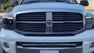 AlphaRex 20062008 Dodge Ram PROSeries Projector Headlights Demo [upl. by Highams439]