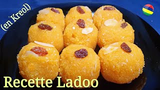 Recette Ladoo Besan Mauricien en Kreol 🇲🇺  Special Ganesh Chaturthi [upl. by Noivaz322]