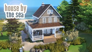 house by the sea \\ The Sims 4 speed build [upl. by Yllom72]