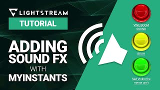 How to Add Sound Effects to Your Stream with MyInstants [upl. by Nnyluqcaj956]