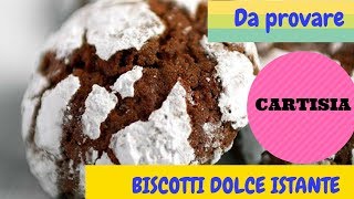 Biscotti Dolce Istante al cioccolato bianco con cuore di Nutella [upl. by Wallas171]