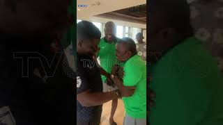 WATCH Daniel Ogunmodede Fidelis Ilechukwu Reunite In Super Eagles Camp [upl. by Anyahs]