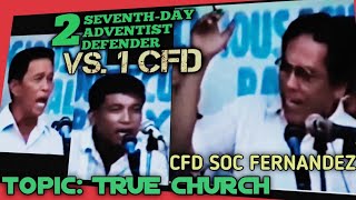 PUBLIC DEBATE 2 SeventhDay Adventist Defenders VS 1 Catholic Faith Defender [upl. by Filip]