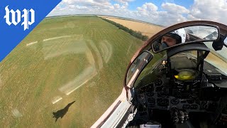 Flying low and fast over Ukraine in an aging Mig29 [upl. by Ennelram822]