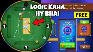 Carrom Pool Free Legendary Striker Upgrades  New Table Logic  Jamot Gaming [upl. by Leinehtan]